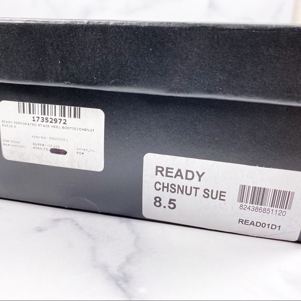 NIB Steven by Steve Madden Ready Stack Heel Open Toe Bootie - Picture 8 of 8